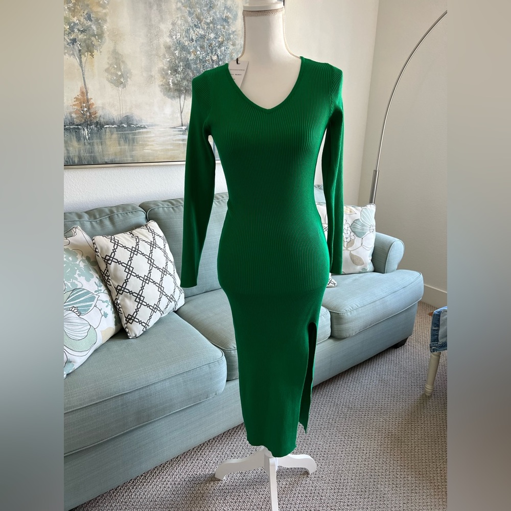 New Korean fashion knit dress